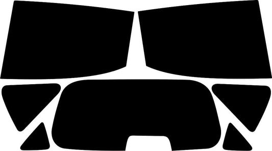 Passgenau zugeschnittenes Tönungsfolien-Set für Peugeot 207 SW – CNC-Zuschnitt von FVB Carbon Folie