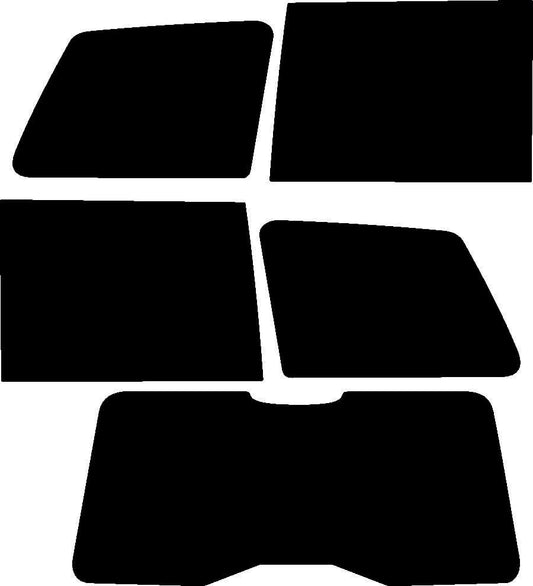 Passgenau zugeschnittenes Tönungsfolien-Set für Peugeot 806 – CNC-Zuschnitt von FVB Carbon Folie