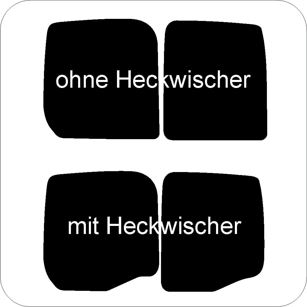 Passgenau zugeschnittenes Tönungsfolien-Set für Peugeot Expert 2 Hecktüren – CNC-Zuschnitt von FVB Carbon Folie