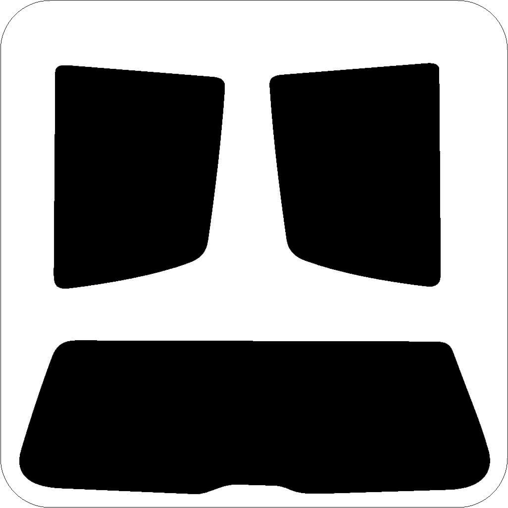 Passgenau zugeschnittenes Tönungsfolien-Set für Seat Arosa – CNC-Zuschnitt von FVB Carbon Folie