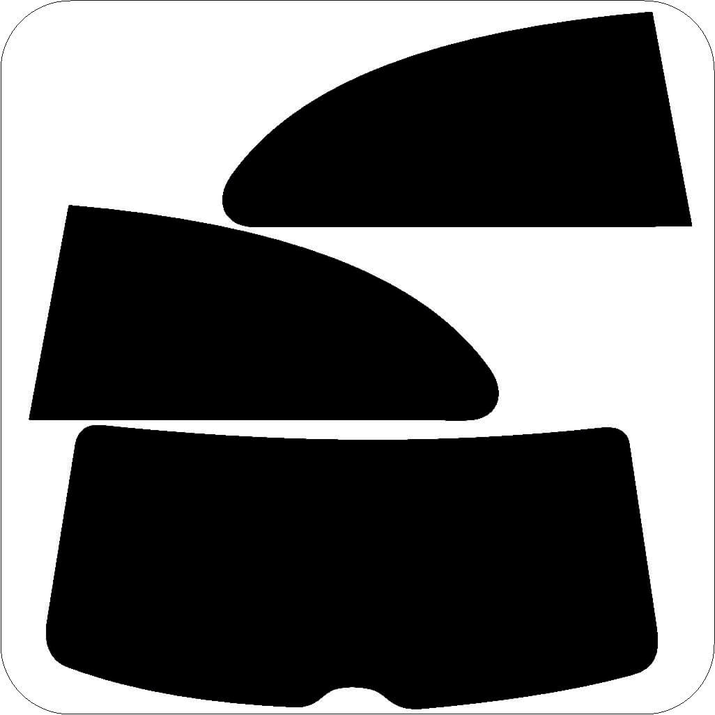 Passgenau zugeschnittenes Tönungsfolien-Set für Seat Ibiza 6L – CNC-Zuschnitt von FVB Carbon Folie