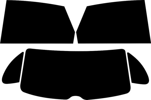 Passgenau zugeschnittenes Tönungsfolien-Set für Seat Ibiza 6L 5-Türer – CNC-Zuschnitt von FVB Carbon Folie