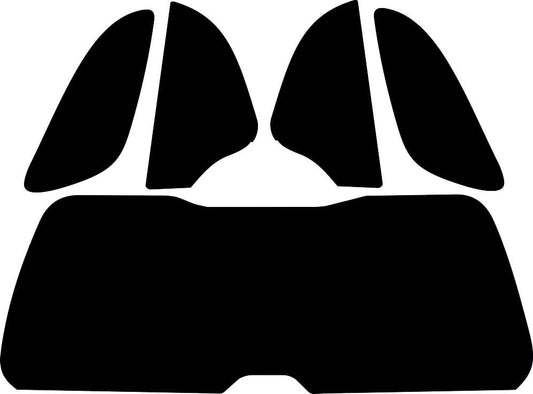 Passgenau zugeschnittenes Tönungsfolien-Set für Smart 450 – CNC-Zuschnitt von FVB Carbon Folie