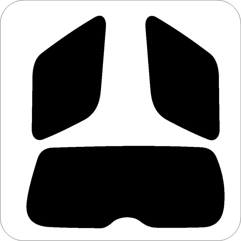 Passgenau zugeschnittenes Tönungsfolien-Set für Suzuki Grand Vitara JT 3-Türer – CNC-Zuschnitt von FVB Carbon Folie