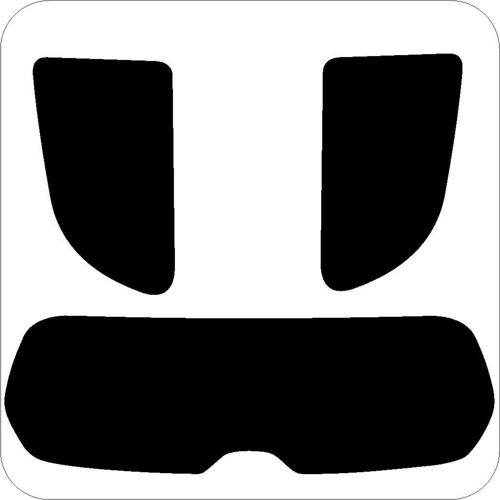 Passgenau zugeschnittenes Tönungsfolien-Set für Suzuki Swift 3-Türer FZ – CNC-Zuschnitt von FVB Carbon Folie