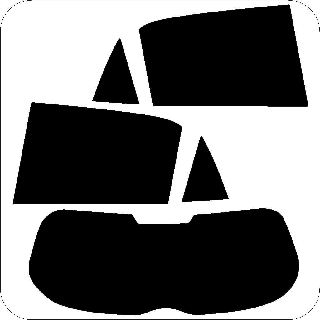 Tönungsfolie passgenau zugeschnitten und professionell montiert auf Toyota Auris E15 – Beispiel mit FVB Carbon Folie