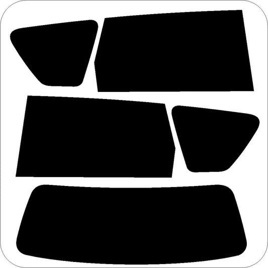 Passgenau zugeschnittenes Tönungsfolien-Set für Toyota Avensis Verso – CNC-Zuschnitt von FVB Carbon Folie