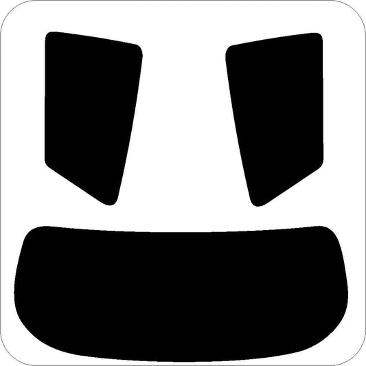 Tönungsfolie passgenau zugeschnitten und professionell montiert auf Toyota Corolla E12 3-Türer – Beispiel mit FVB Carbon Folie