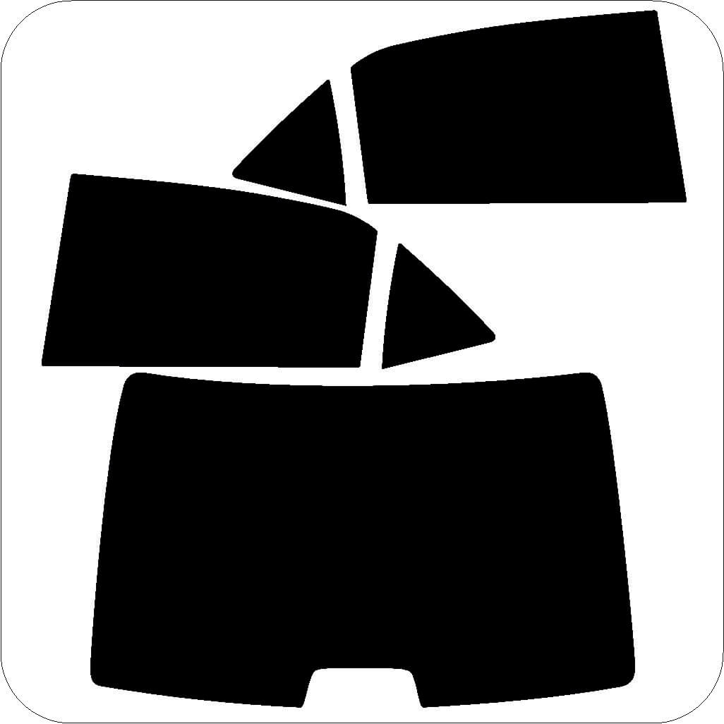 Tönungsfolie passgenau zugeschnitten und professionell montiert auf Toyota Corolla E17 – Beispiel mit FVB Carbon Folie