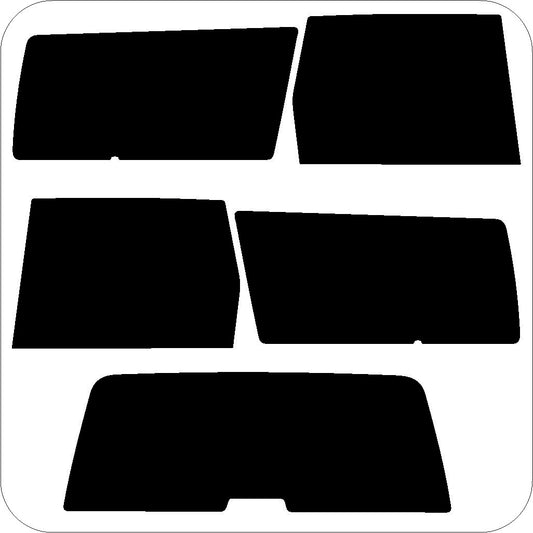 Passgenau zugeschnittenes Tönungsfolien-Set für Volvo 850 – CNC-Zuschnitt von FVB Carbon Folie