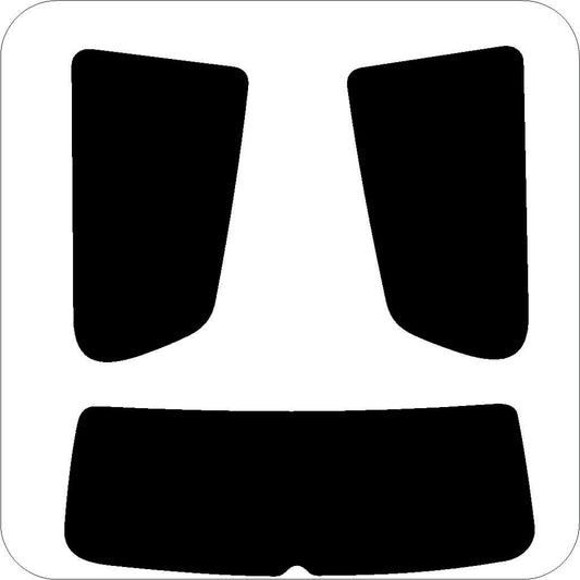 Passgenau zugeschnittenes Tönungsfolien-Set für VW FOX – CNC-Zuschnitt von FVB Carbon Folie