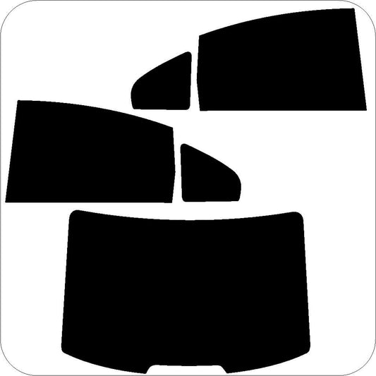 Passgenau zugeschnittenes Tönungsfolien-Set für VW Passat Limousiene 3B – CNC-Zuschnitt von FVB Carbon Folie